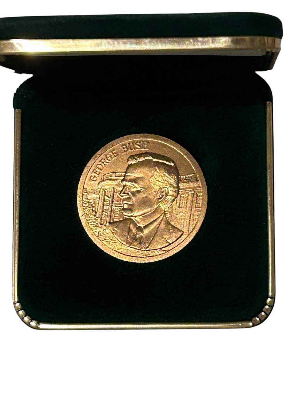 President George Bush Bronze Medal Coin